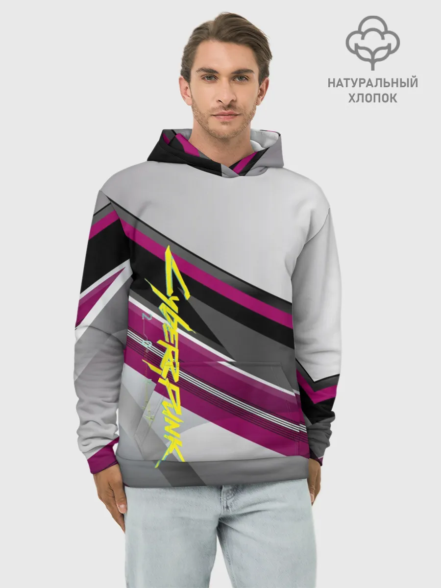 Худи мужской база хлопок / Cyber Punk 2077
