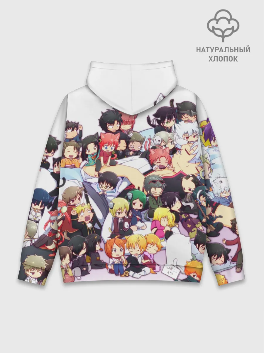 Худи мужской база хлопок / Full Gintama