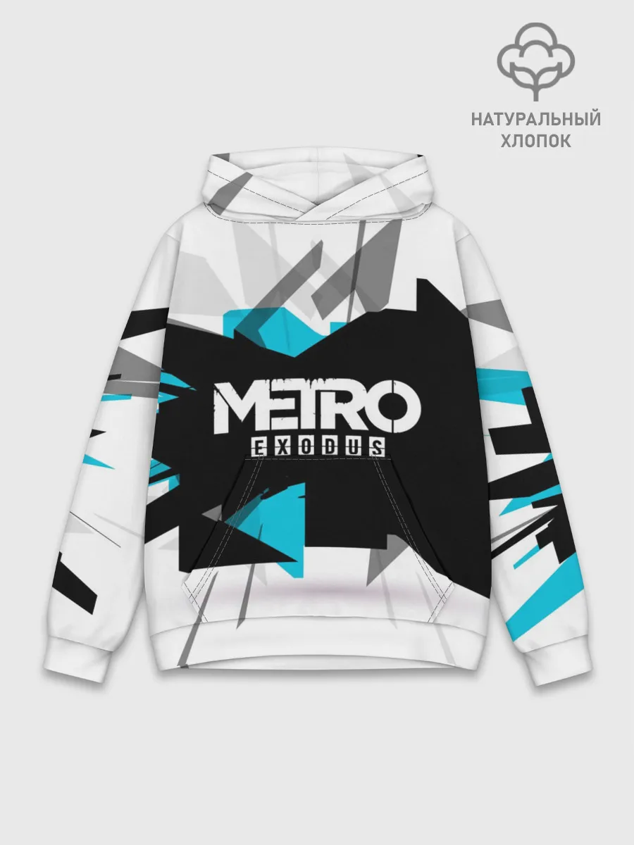 Худи мужской база хлопок / Metro Exodus