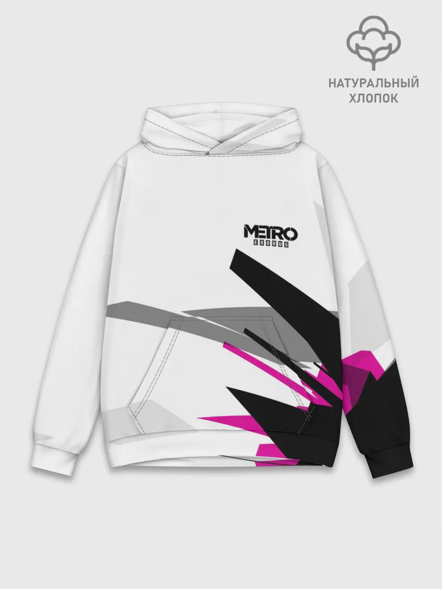 Худи мужской база хлопок / Metro Exodus
