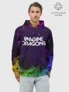 Худи мужской база хлопок / IMAGINE DRAGONS