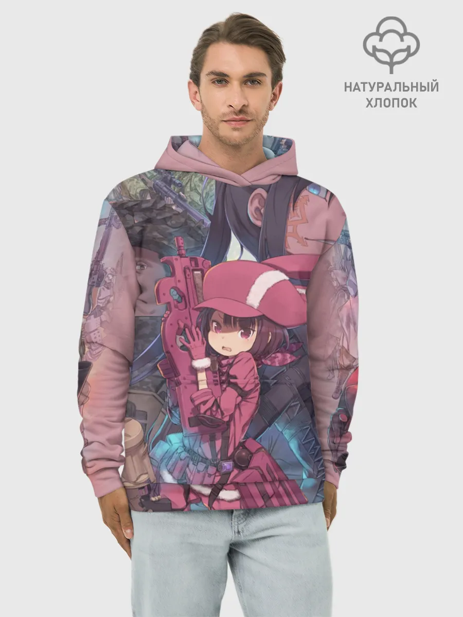 Худи мужской база хлопок / Призрачная пуля