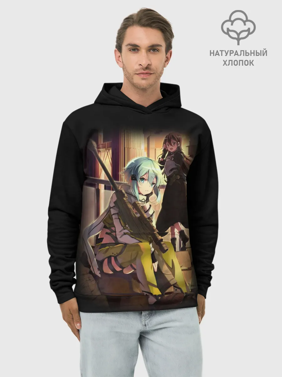 Худи мужской база хлопок / Bullet of Bullets