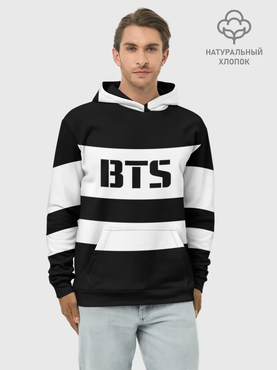 Худи мужской база хлопок / BTS