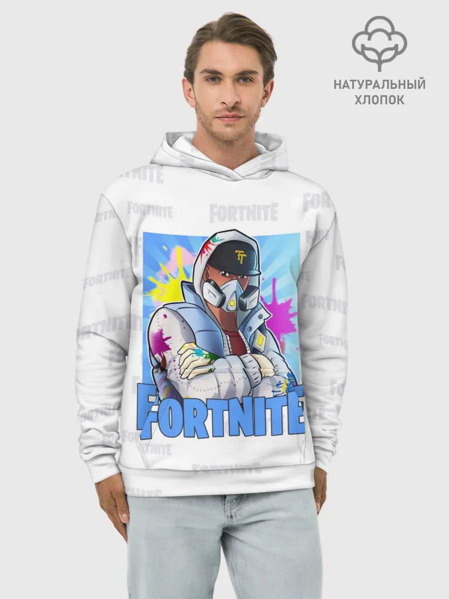Худи мужской база хлопок / Fortnite Fan Art