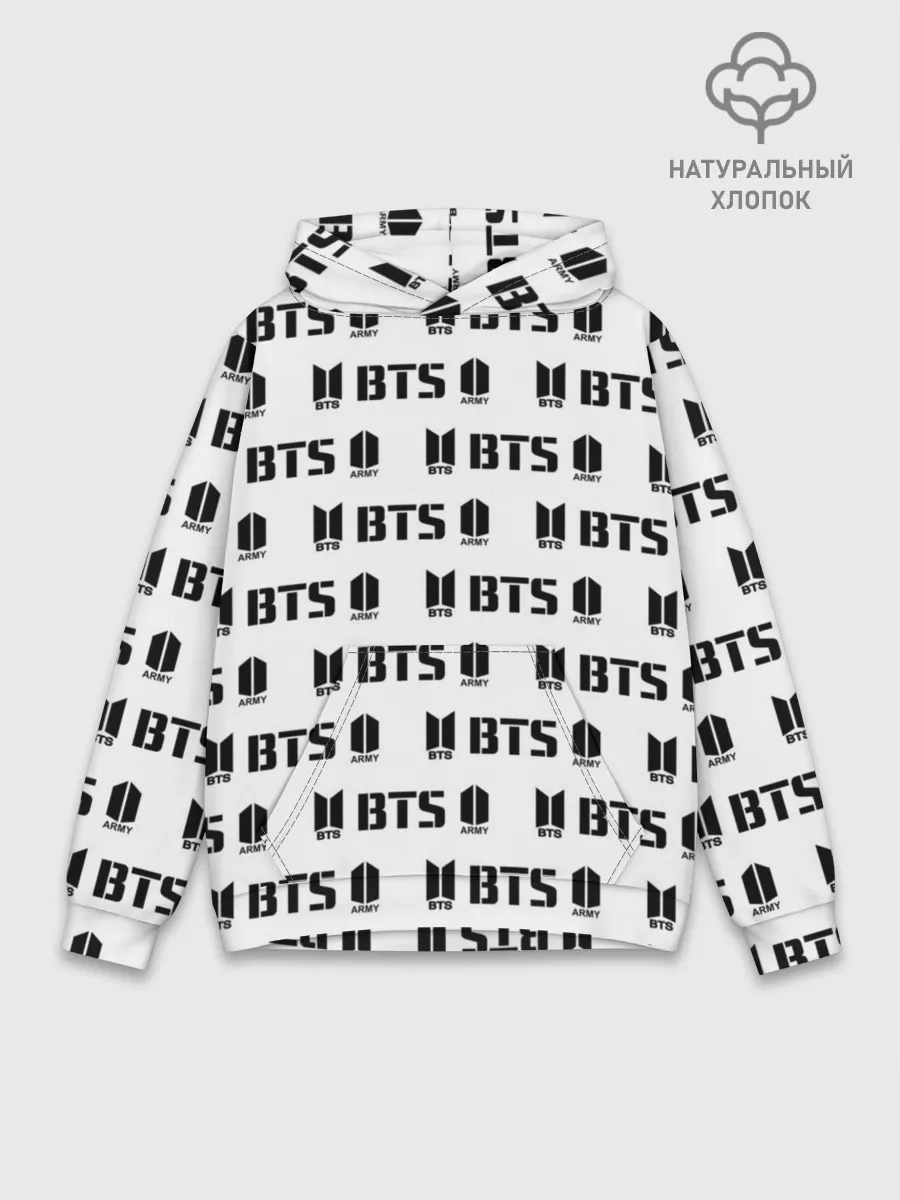 Худи мужской база хлопок / BTS