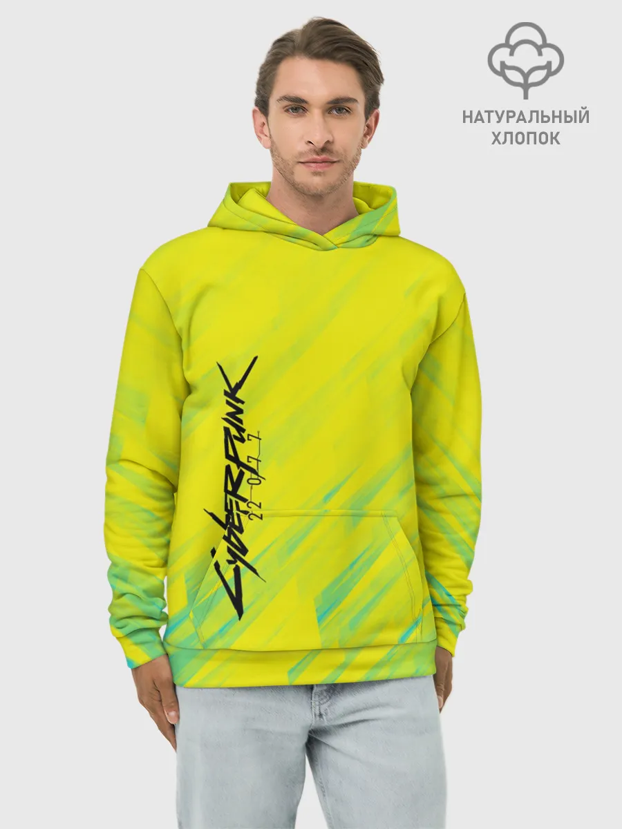 Худи мужской база хлопок / CYBERPUNK 2077 | КИБЕРПАНК 2077