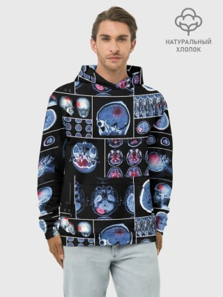 Худи мужской база хлопок / неврология