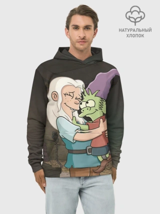 Худи мужской база хлопок / Обнимашки