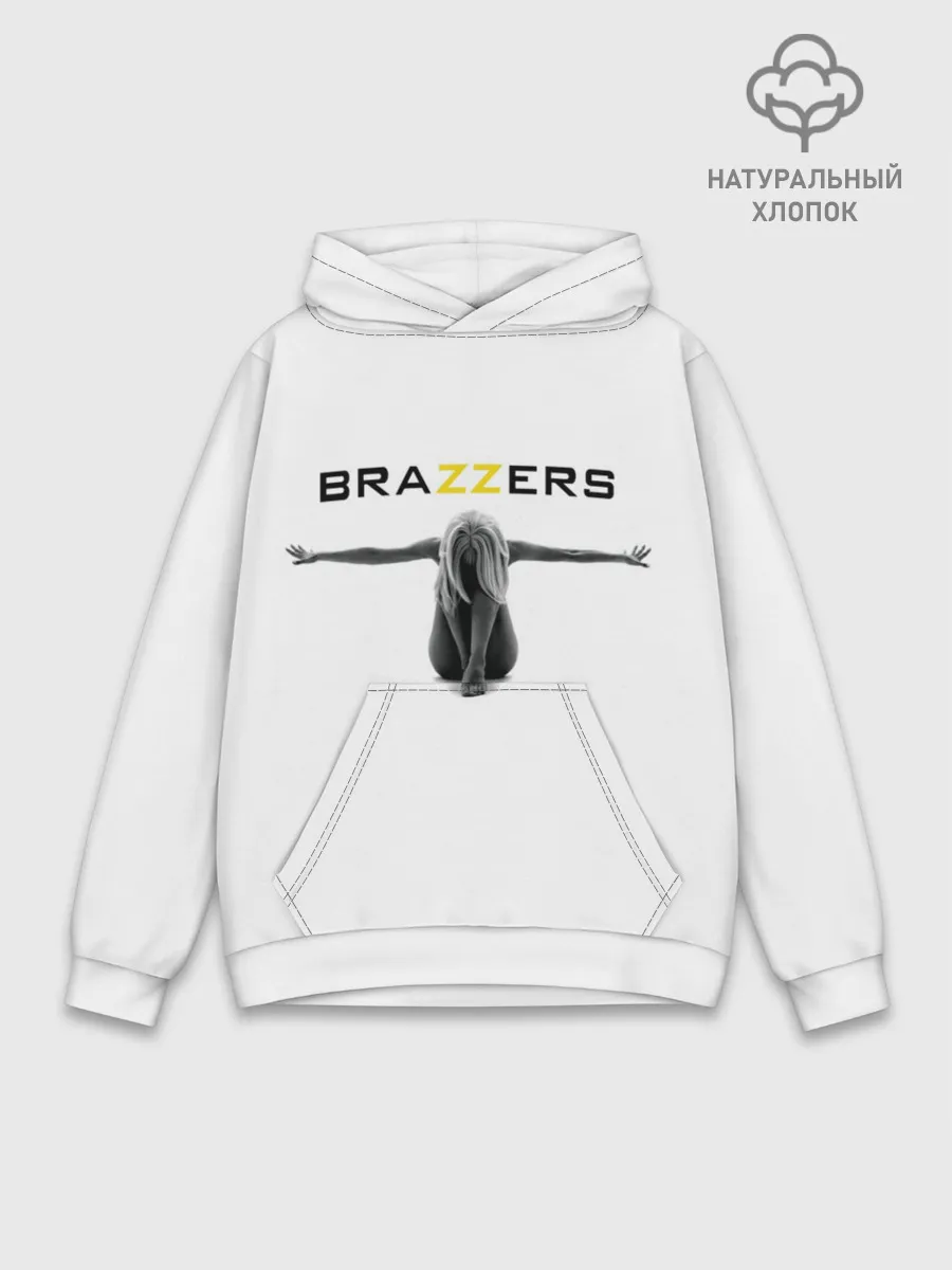 Худи мужской база хлопок / BRAZZERS