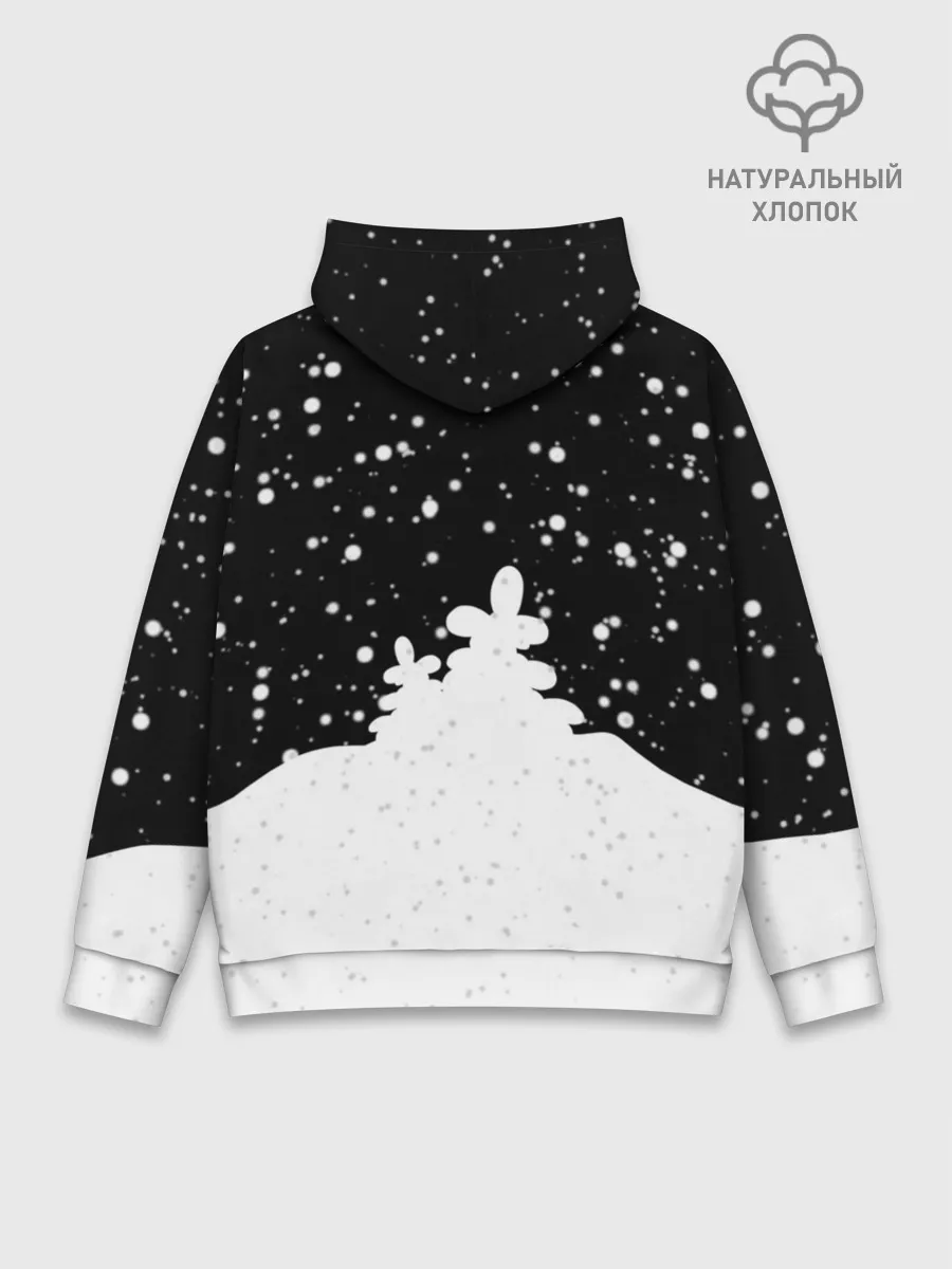 Худи мужской база хлопок / Поросенок в цилиндре