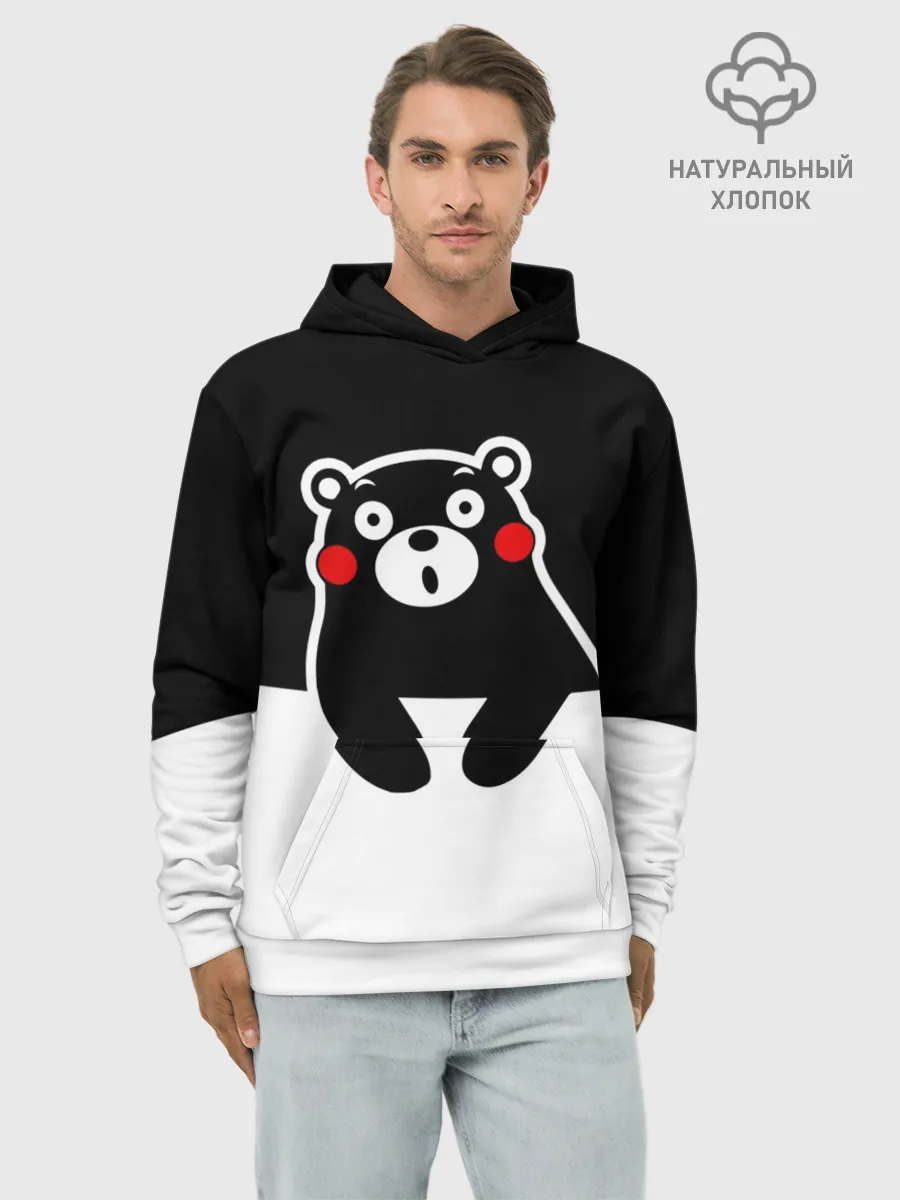 Худи мужской база хлопок / Kumamon повис