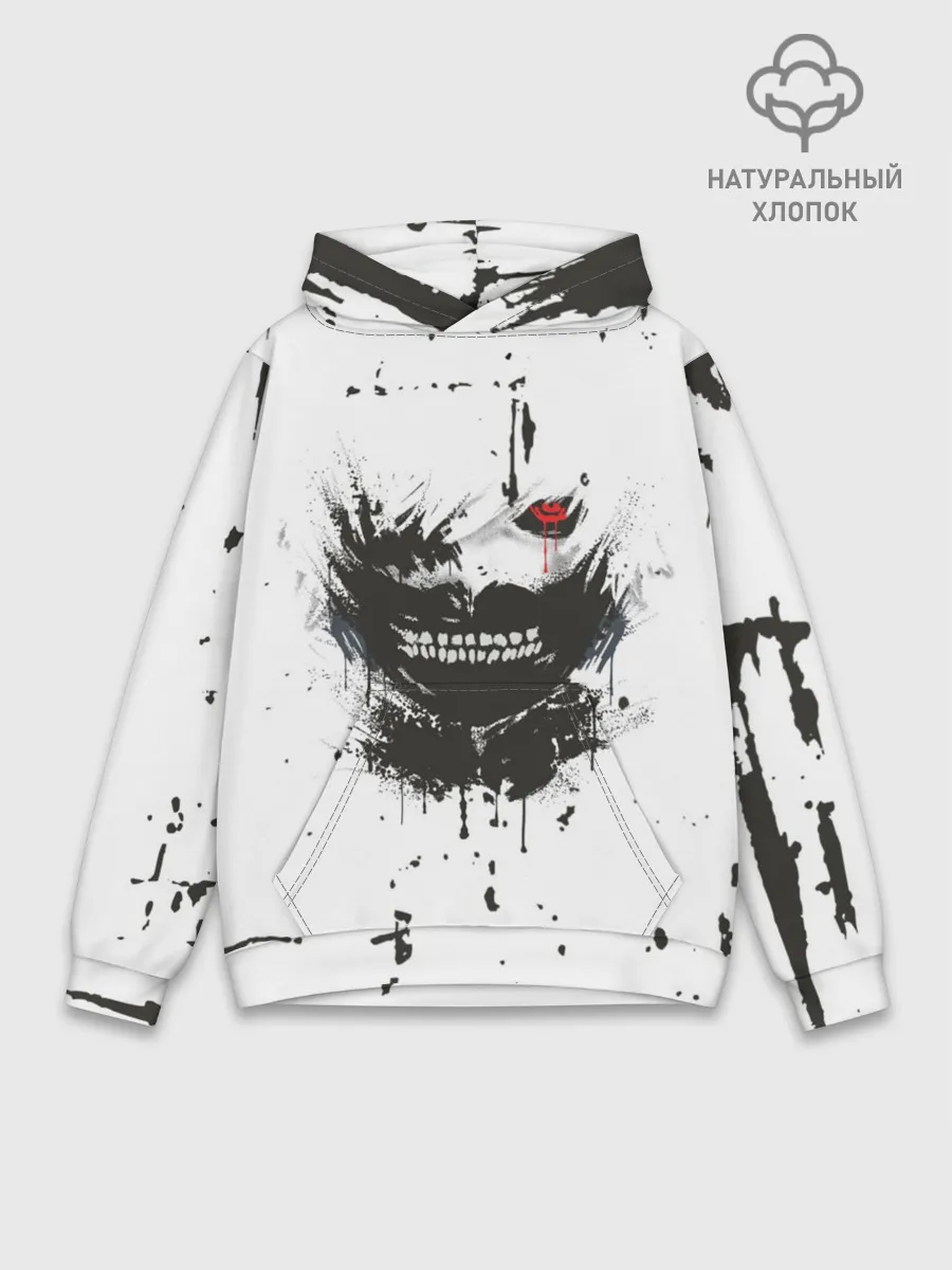 Худи мужской база хлопок / Kaneki Ken