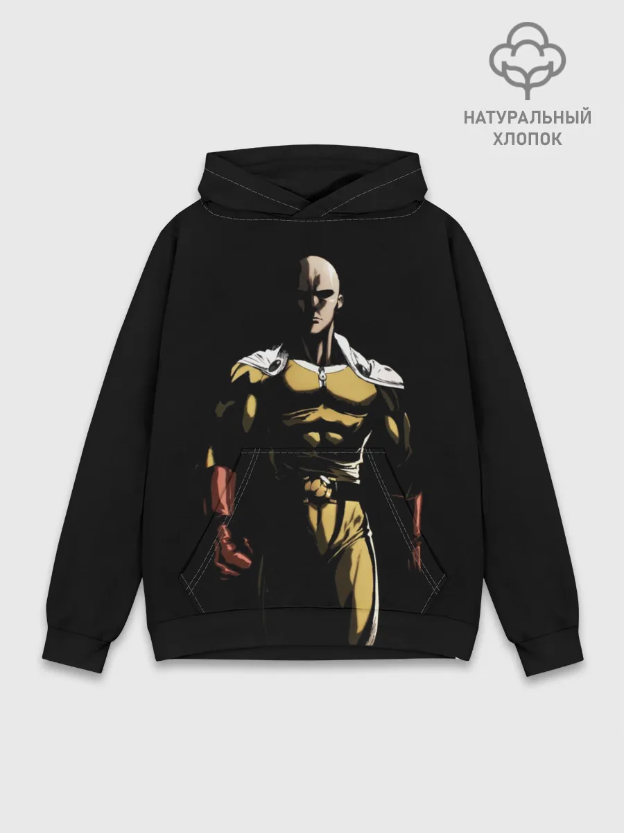 Худи мужской база хлопок / One-Pucnh Man