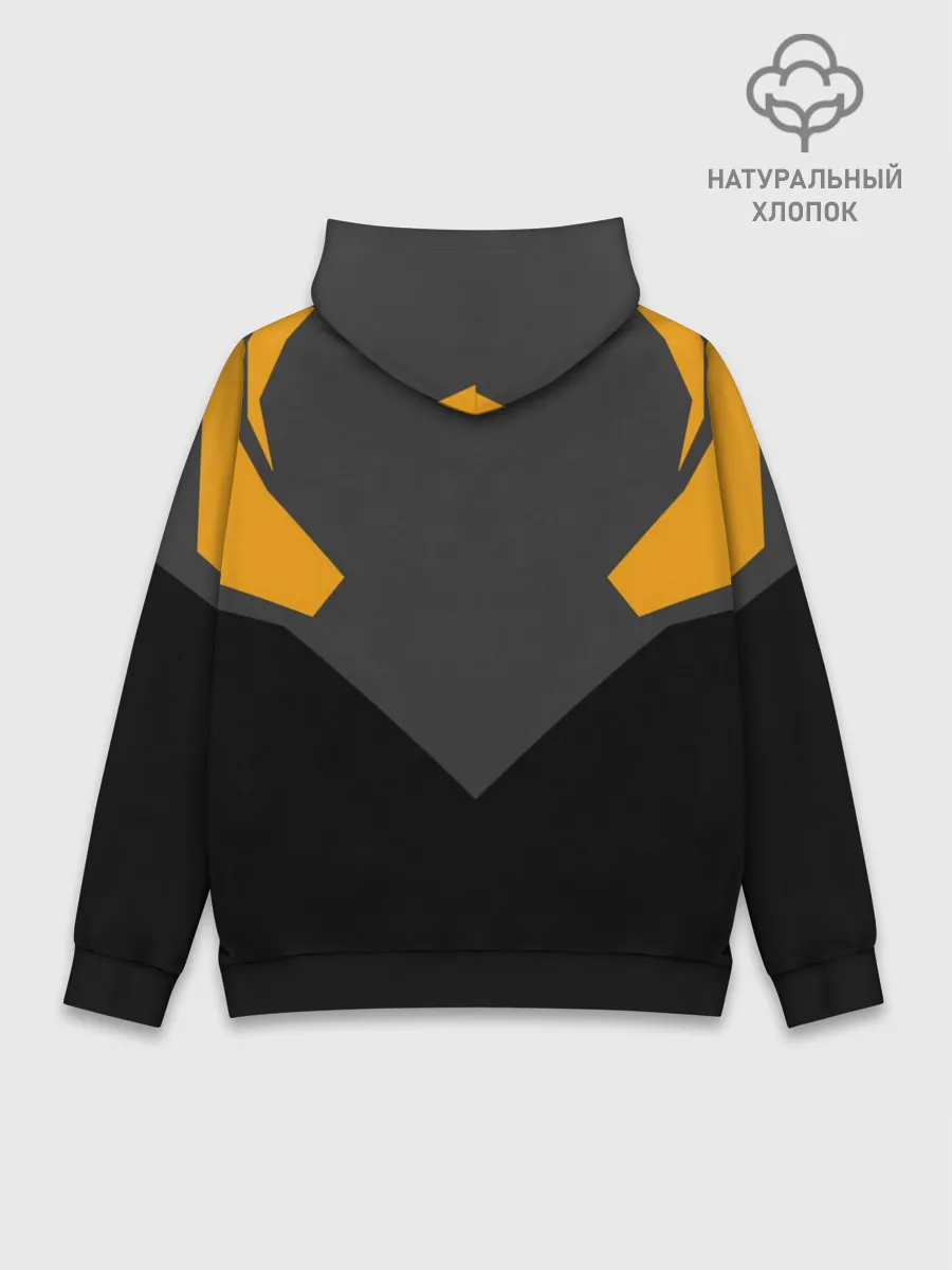 Худи мужской база хлопок / Хвост Феи абстрация