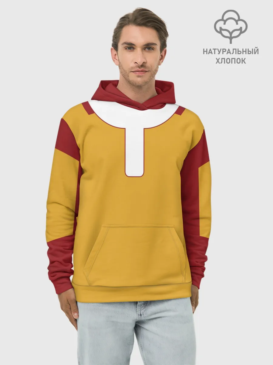 Худи мужской база хлопок / ONE PUNCH MAN SAITAMA