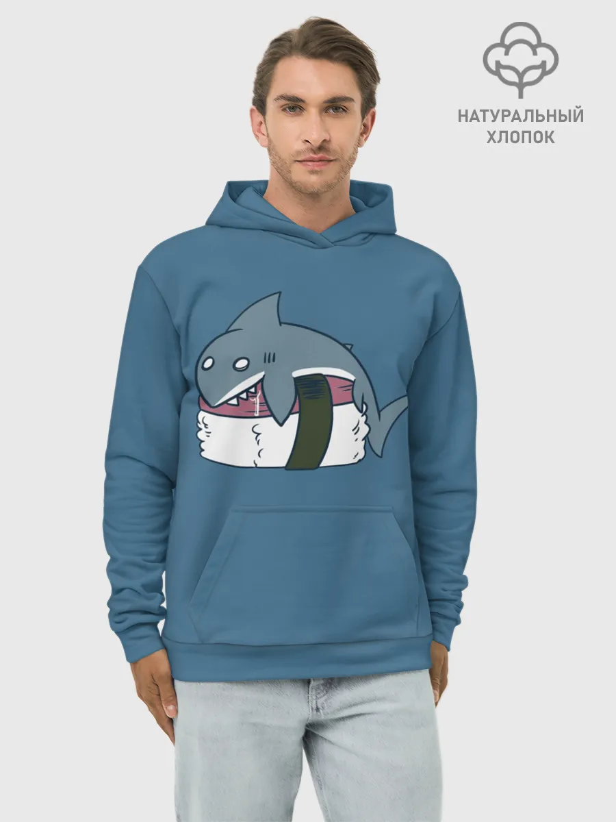 Худи мужской база хлопок / Суши