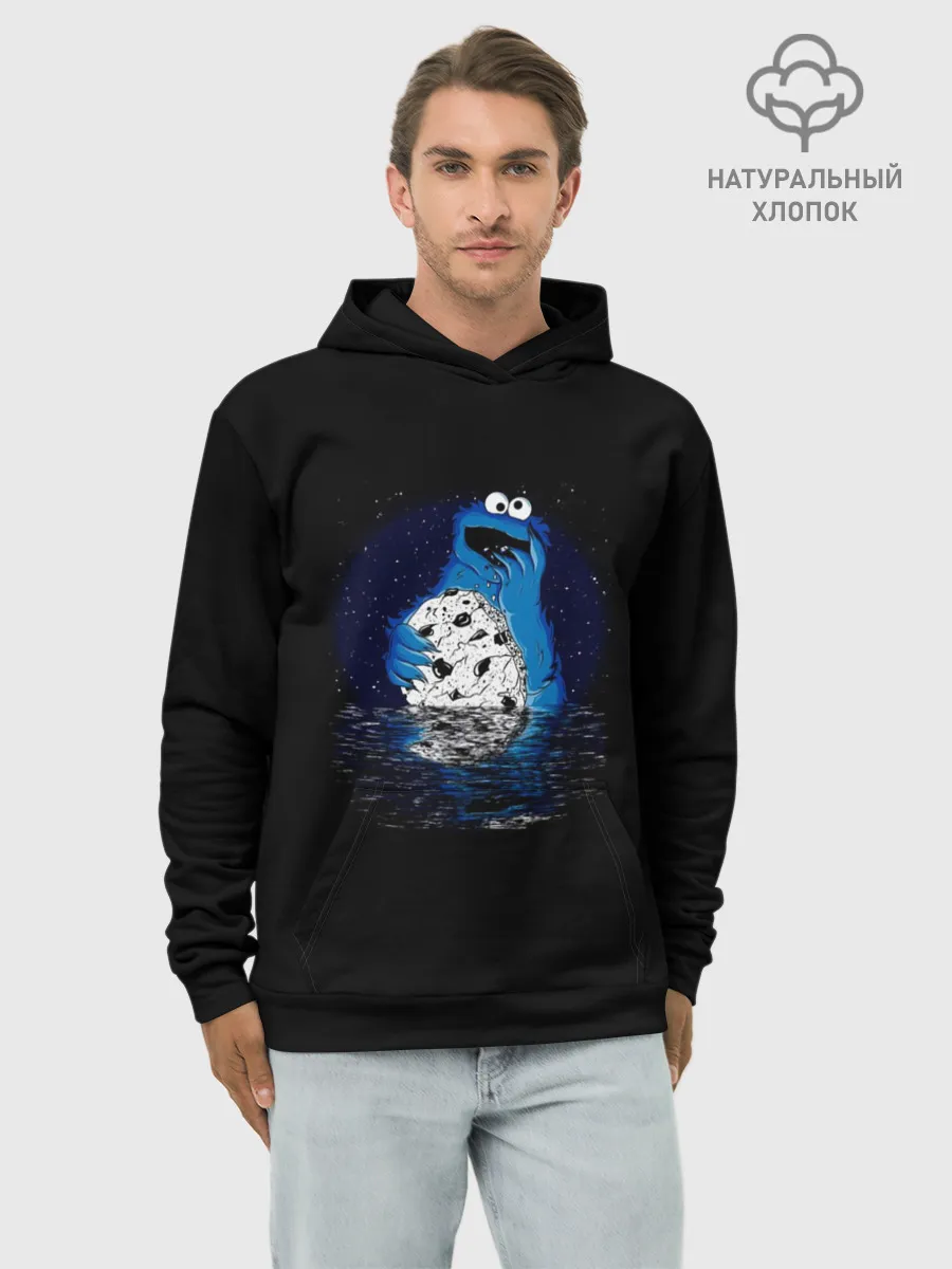 Худи мужской база хлопок / Cookie monster