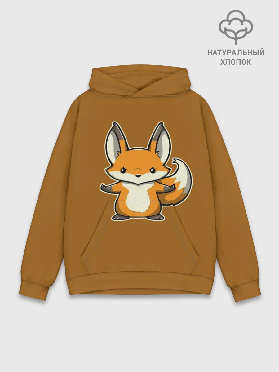 Худи мужской база хлопок / Дерзкий Лис