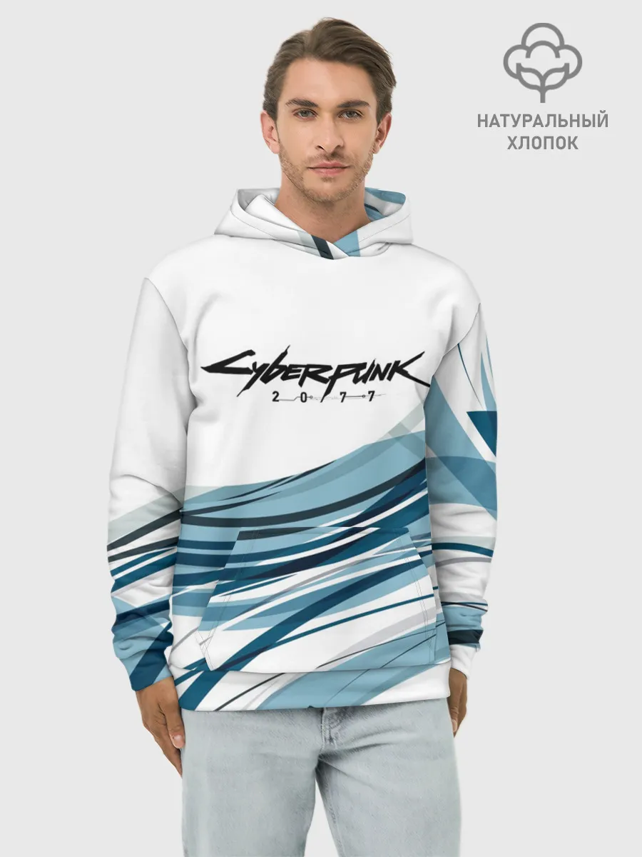Худи мужской база хлопок / CYBERPUNK 2077