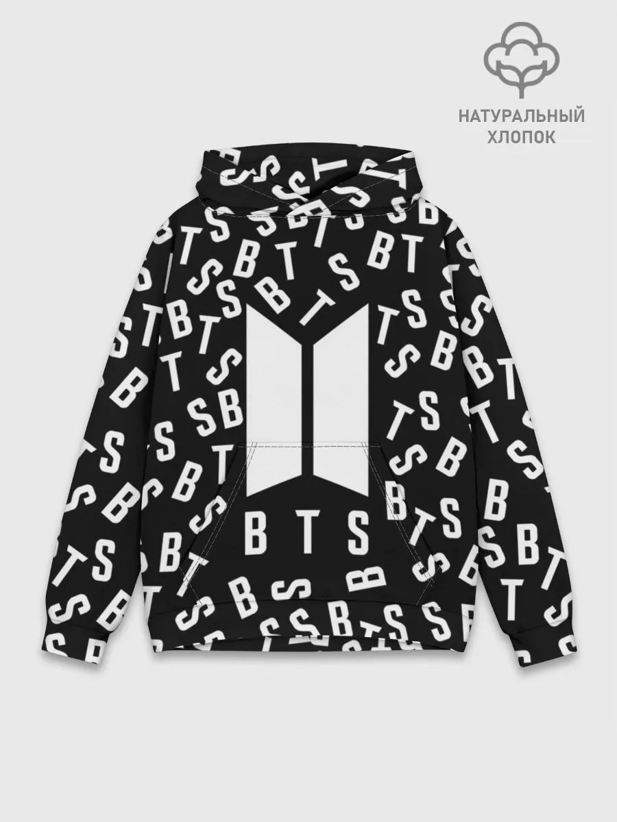 Худи мужской база хлопок / BTS