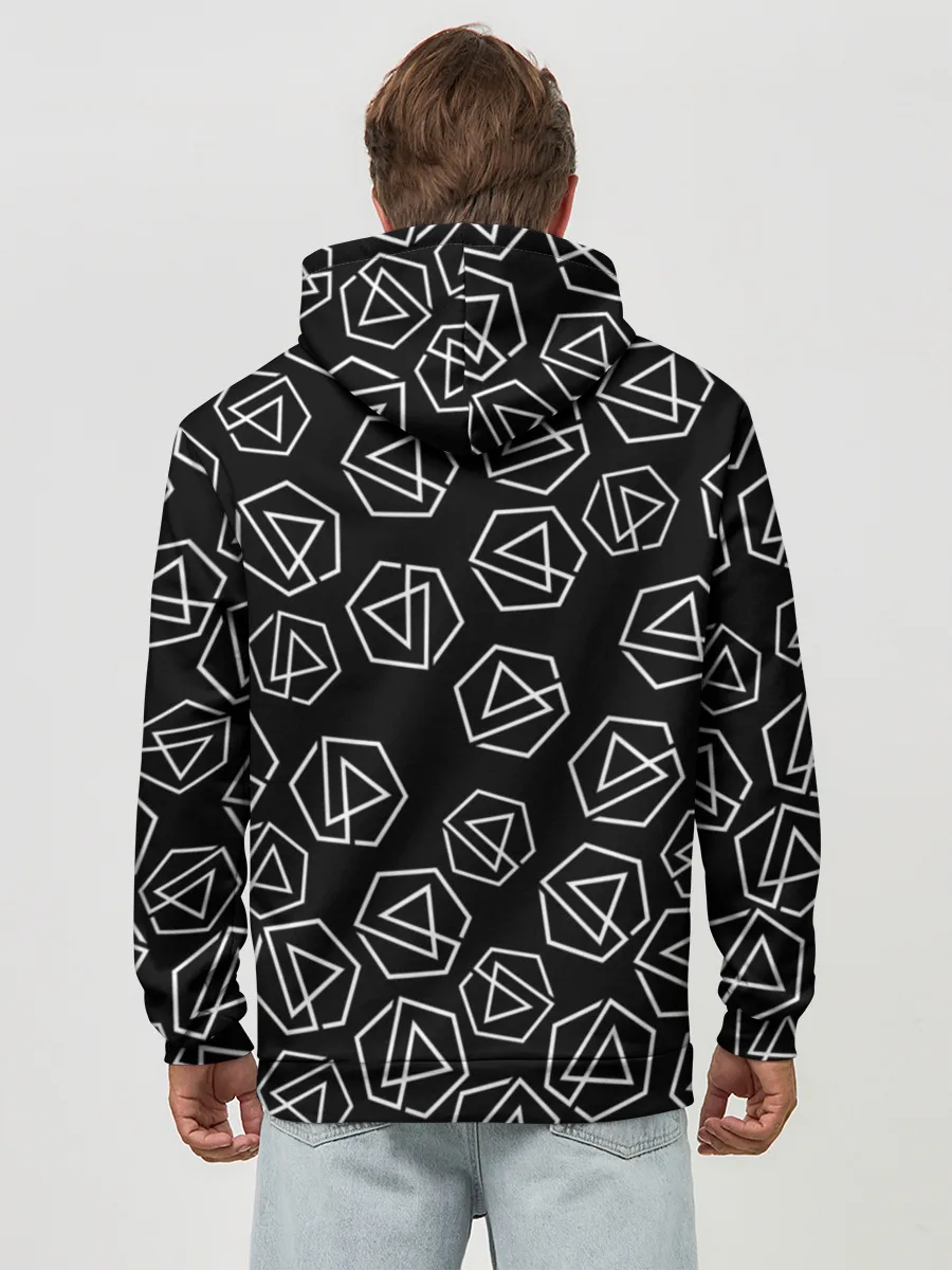 Худи мужской база хлопок / LINKIN PARK PATTERN