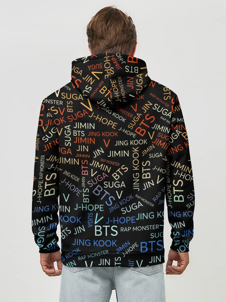 Худи мужской база хлопок / BTS