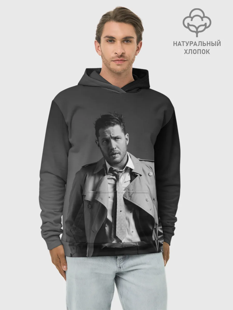 Худи мужской база хлопок / Том Харди