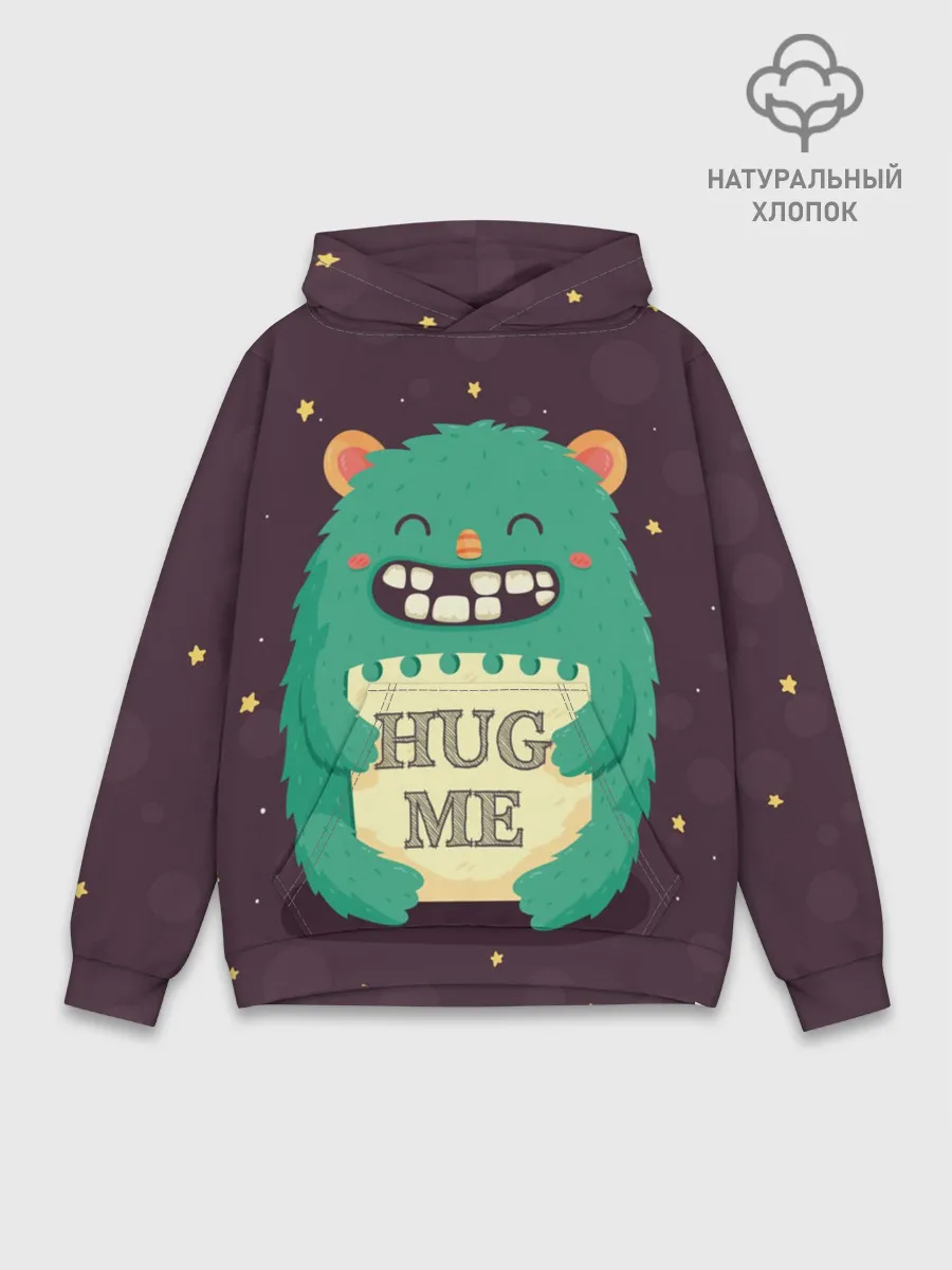 Худи мужской база хлопок / Монстр обнимашки