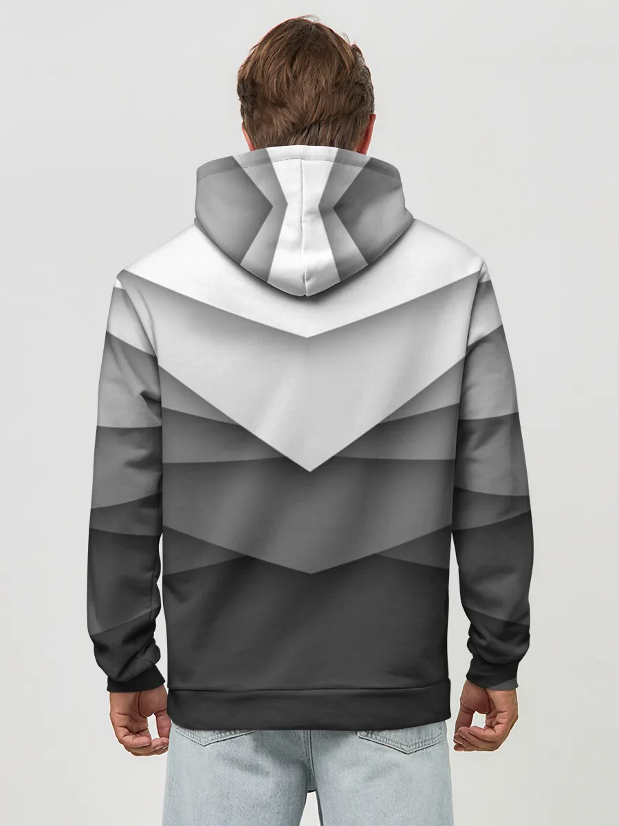 Худи мужской база хлопок / Бумажные полосы