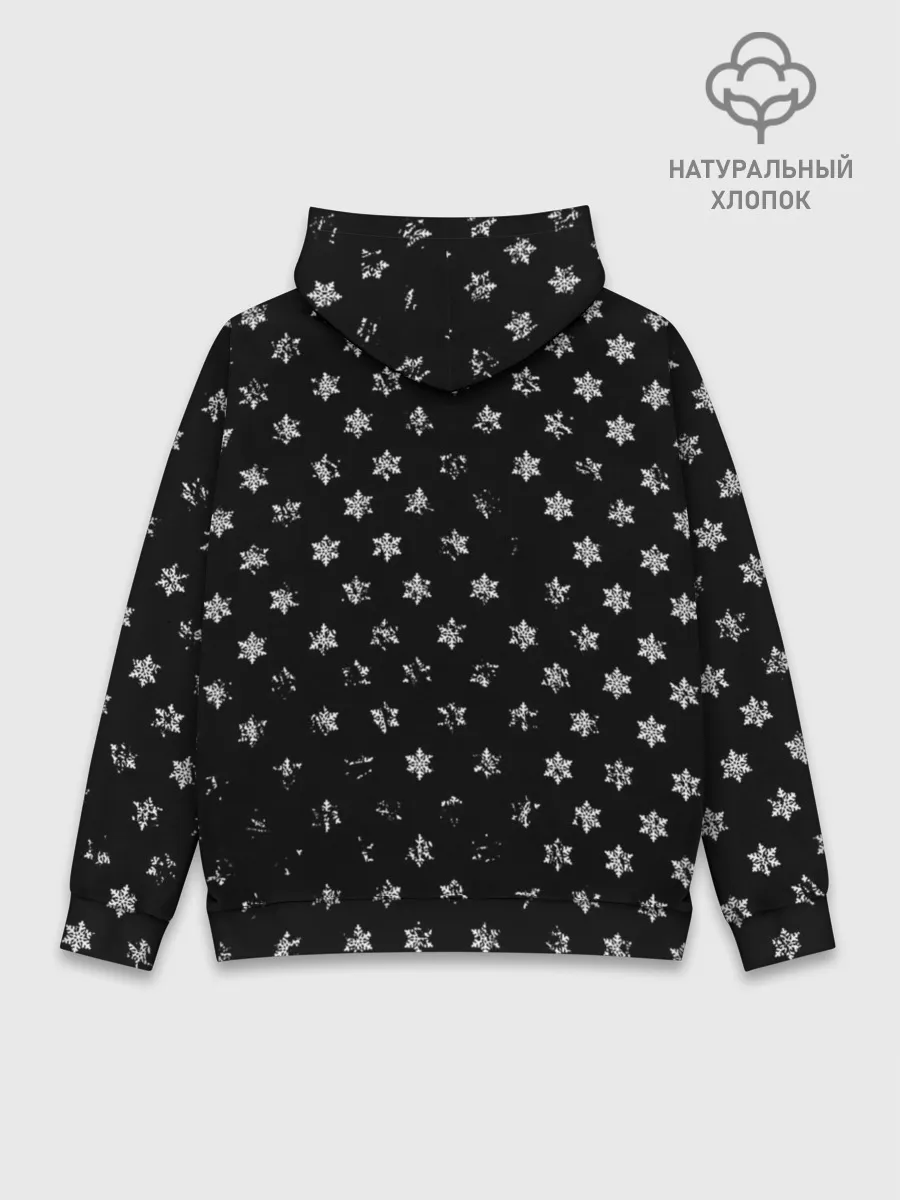 Худи мужской база хлопок / ВЕДЬМАК НОВОГОДНИЙ