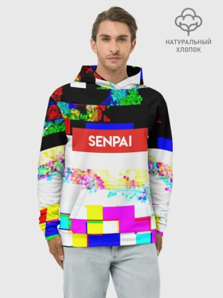 Худи мужской база хлопок / SENPAI