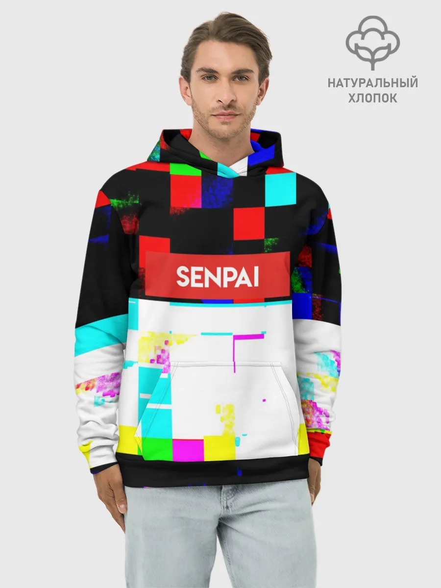 Худи мужской база хлопок / SENPAI