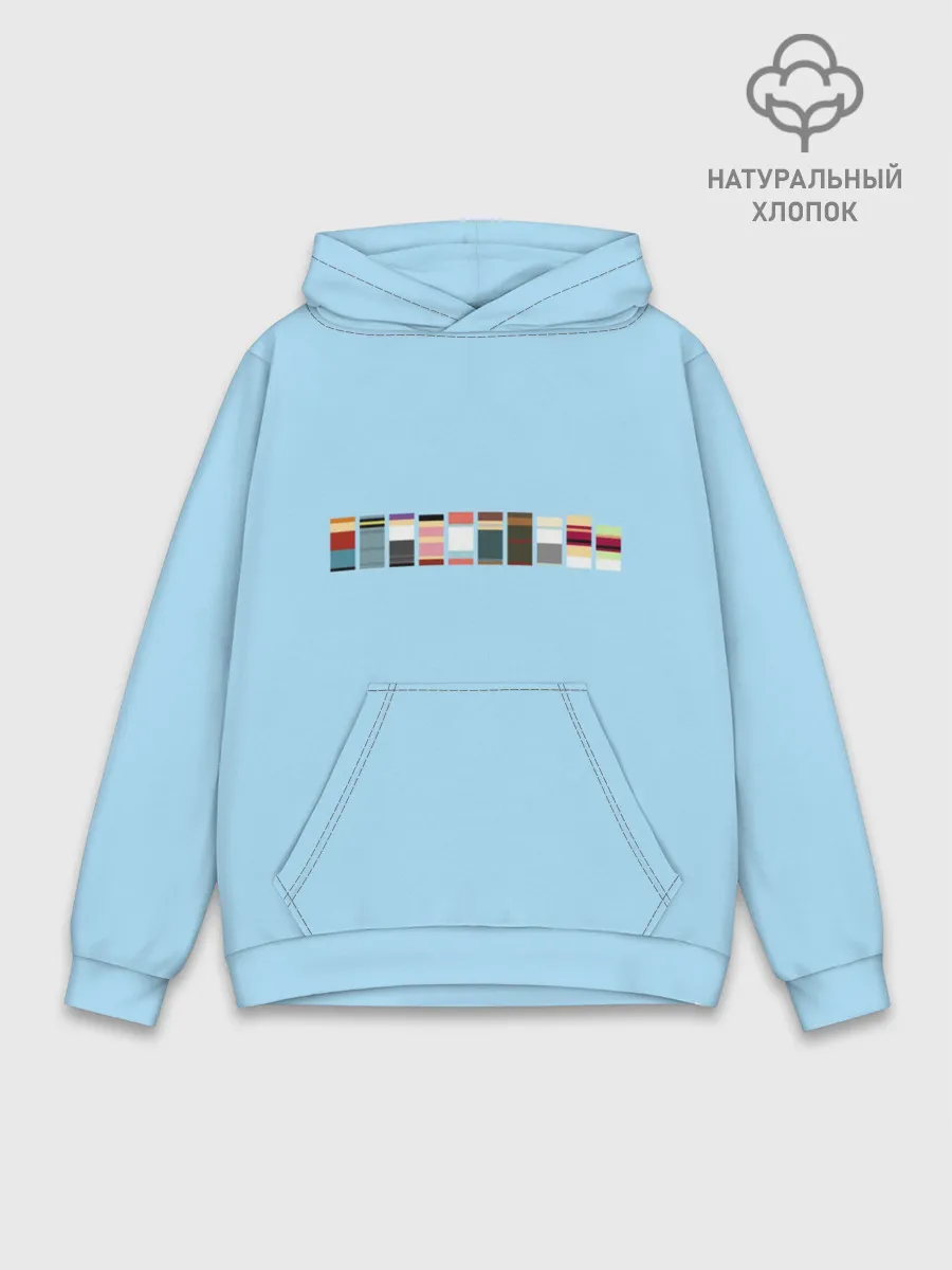 Худи мужской база хлопок / Футурама - минимализм