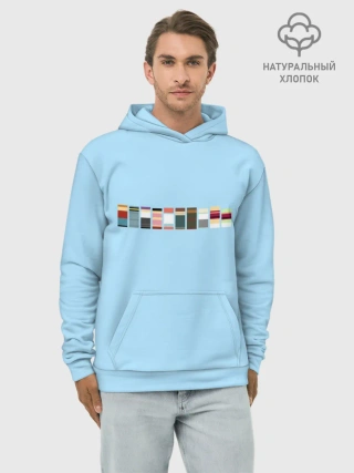 Худи мужской база хлопок / Футурама - минимализм