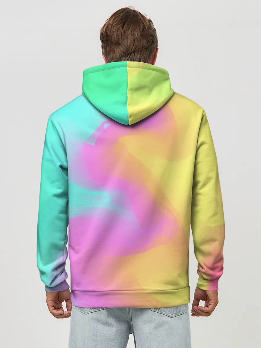 Худи мужской база хлопок / Кислотная Гипножаба