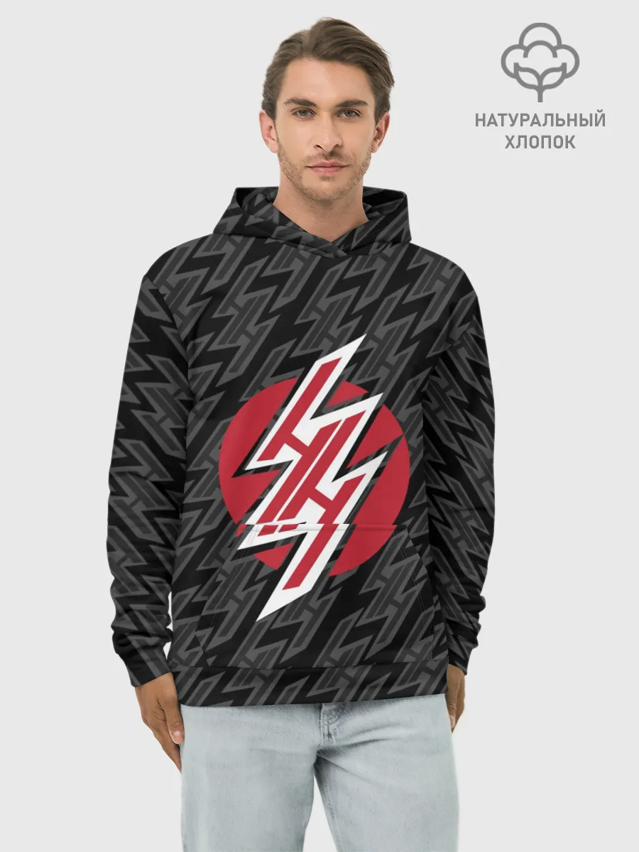 Худи мужской база хлопок / Hentai Haven Emblem