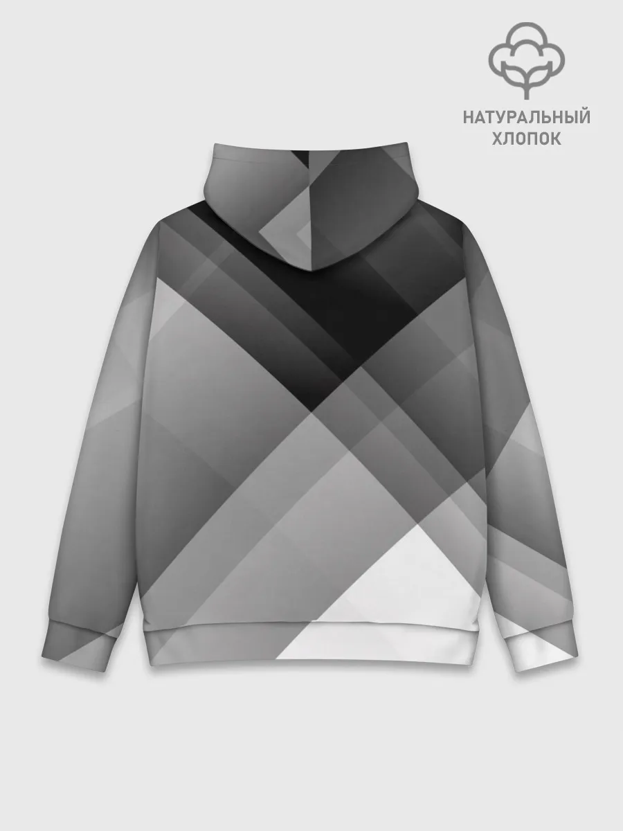 Худи мужской база хлопок / Геометрия