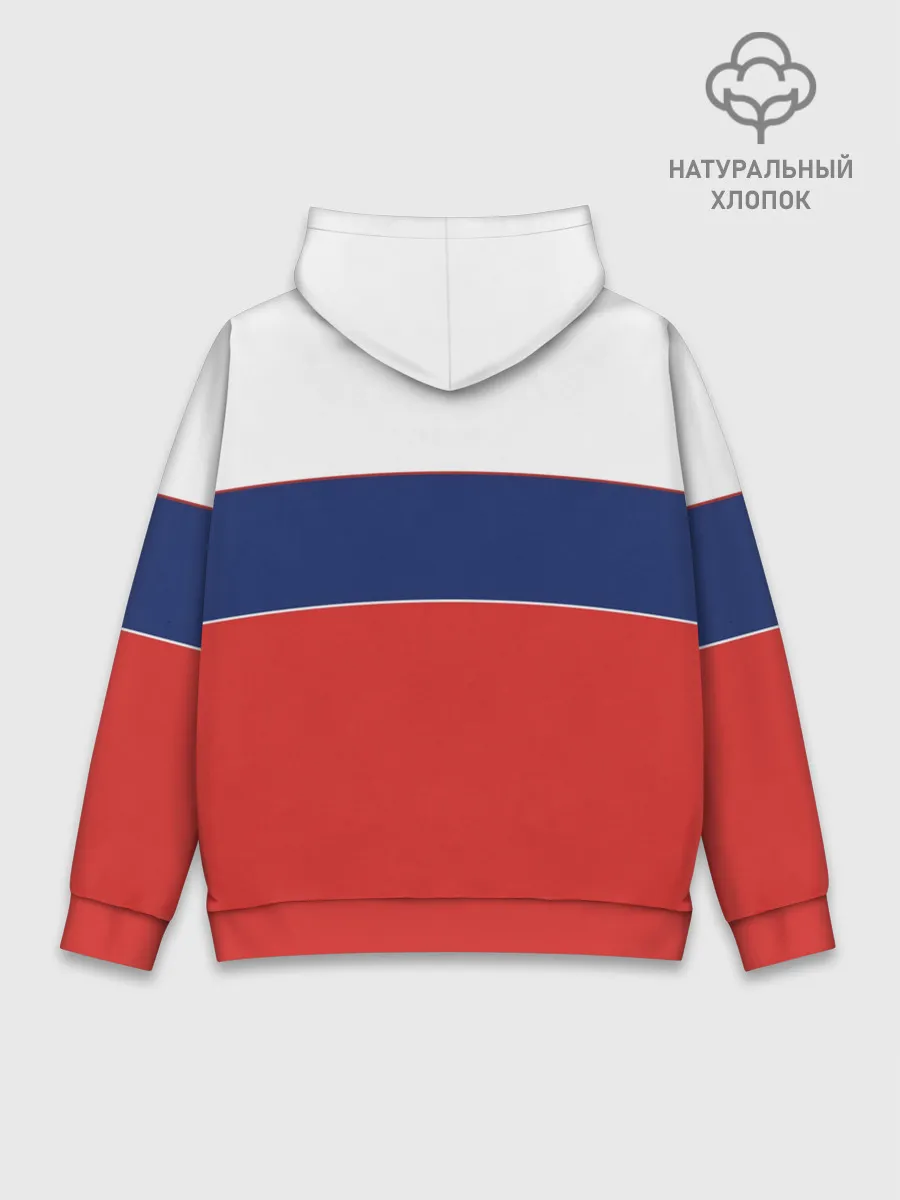 Худи мужской база хлопок / Team Russia
