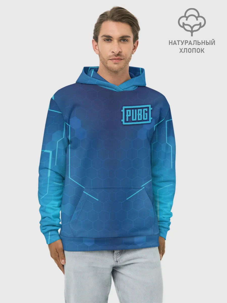 Худи мужской база хлопок / PUBG Guard Light