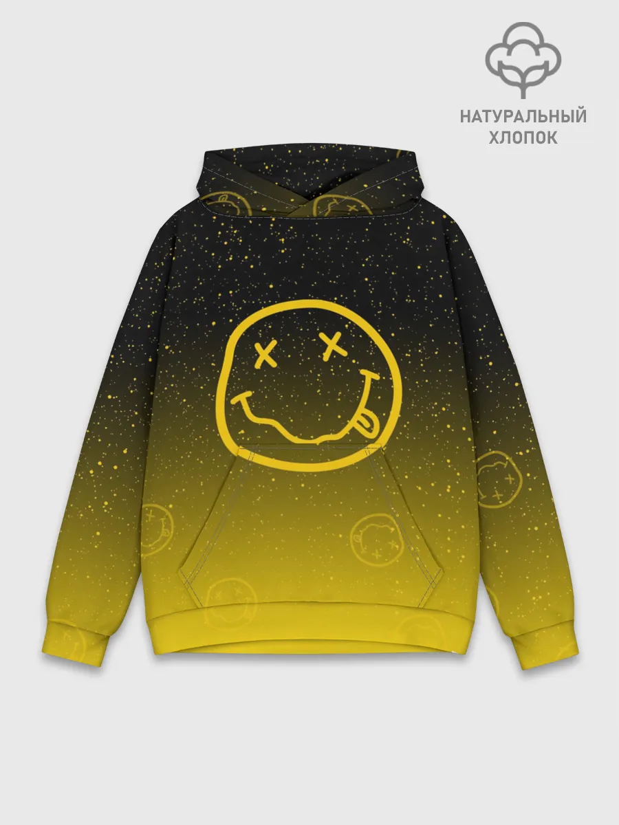 Худи мужской база хлопок / NIRVANA SPACE