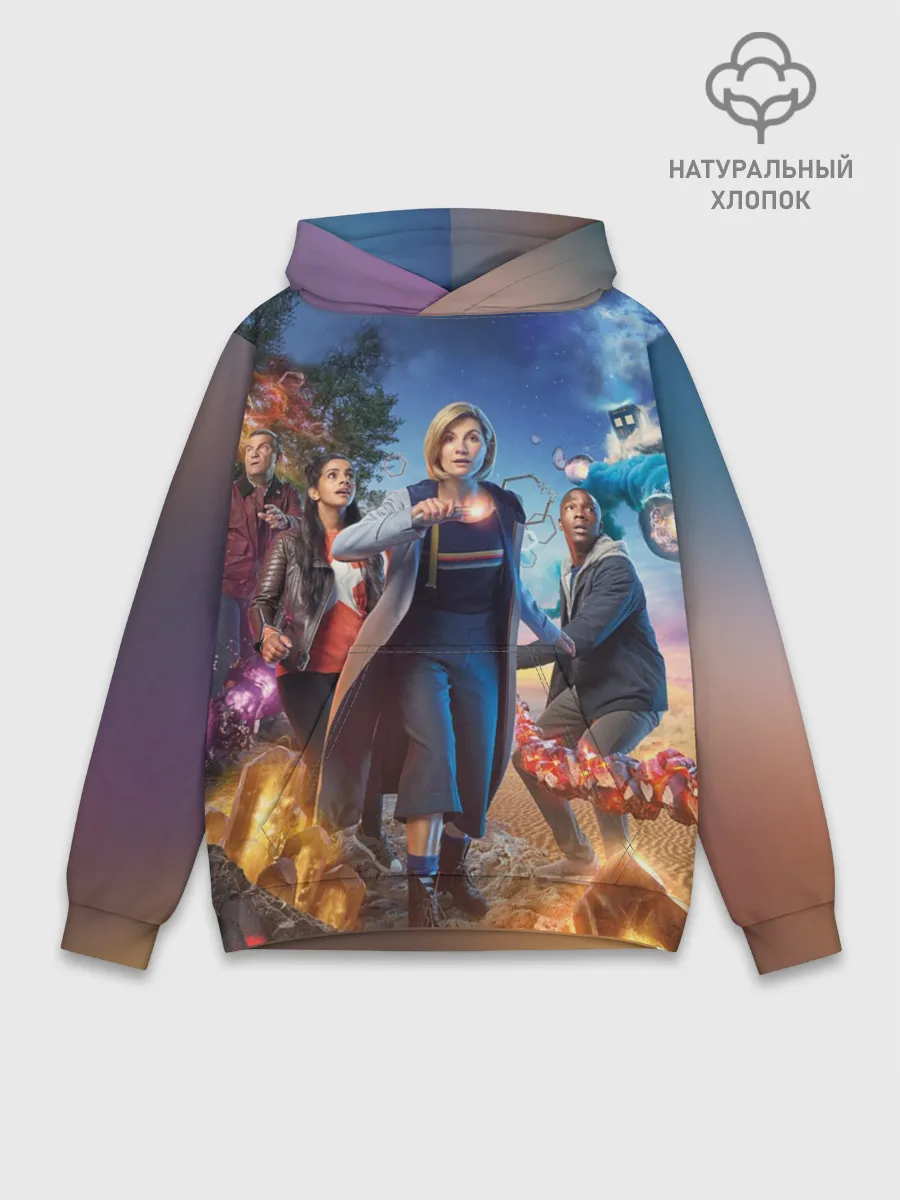 Худи мужской база хлопок / Doctor who