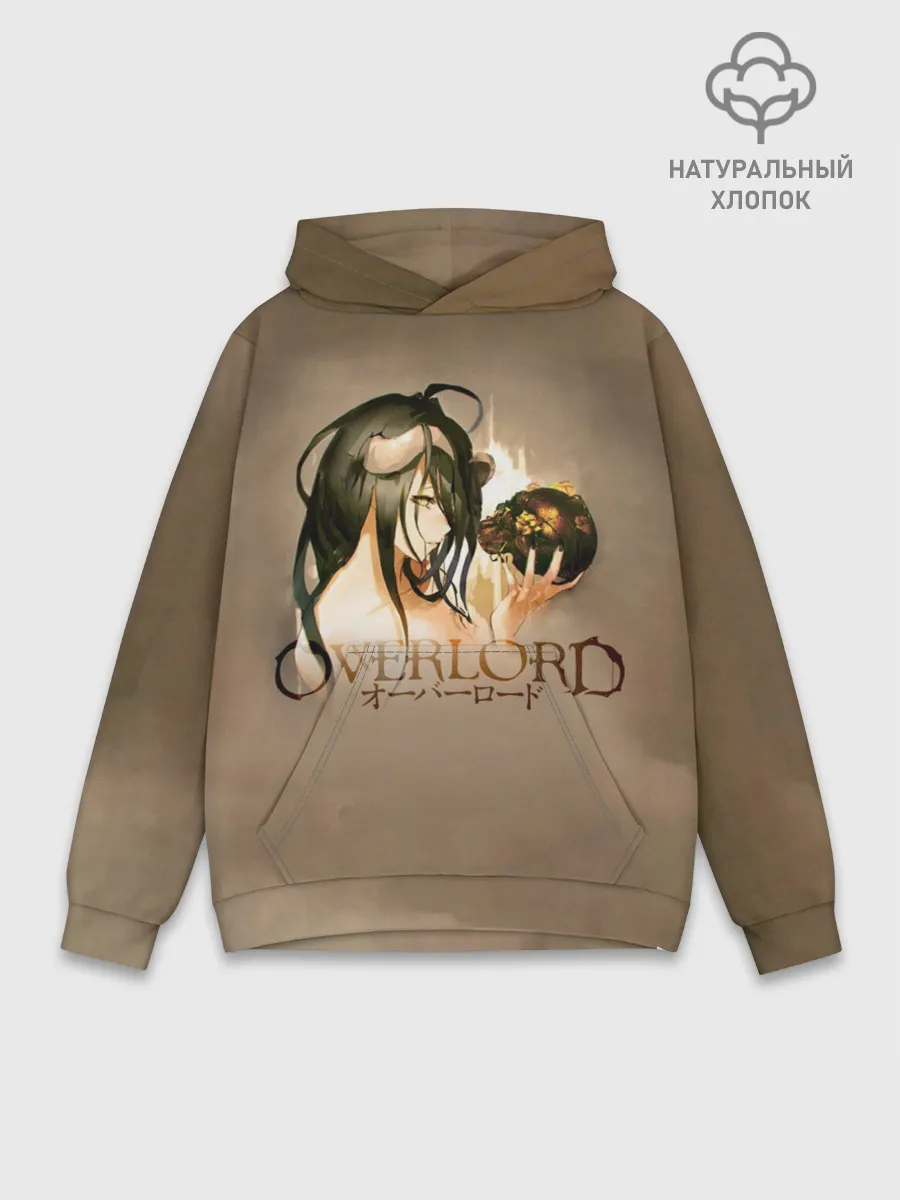 Худи мужской база хлопок / Overlord Albedo