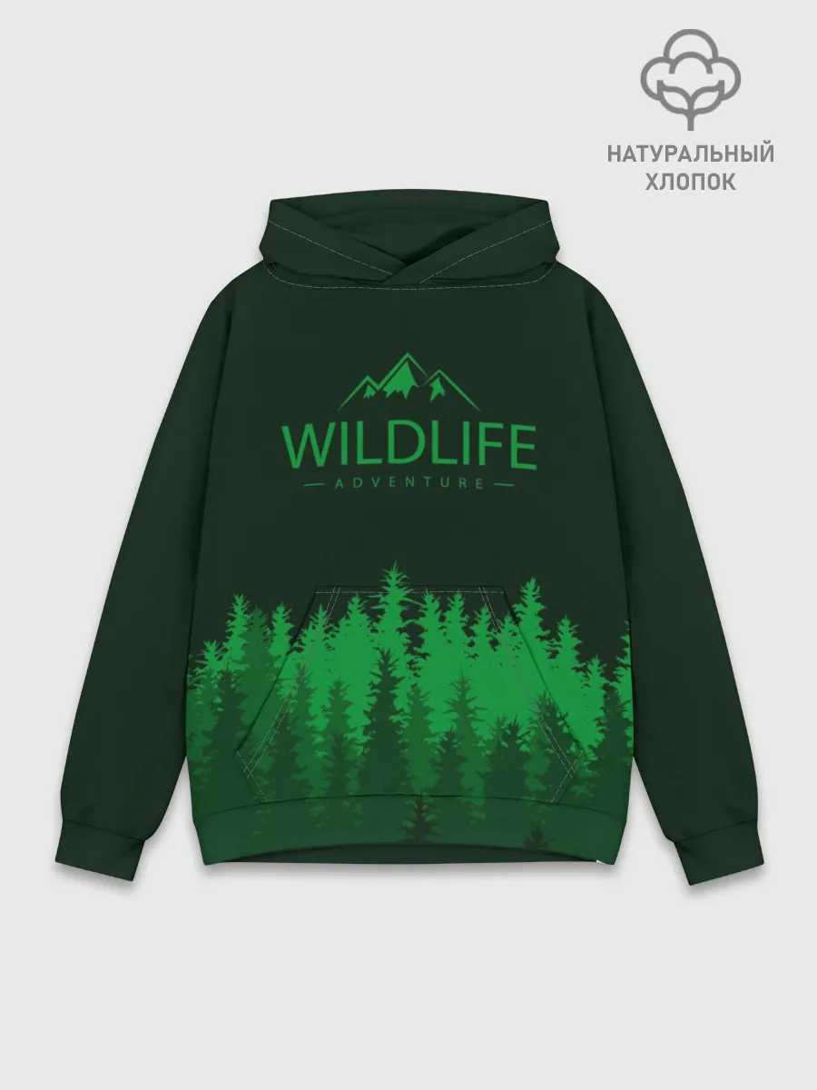 Худи мужской база хлопок / adventure