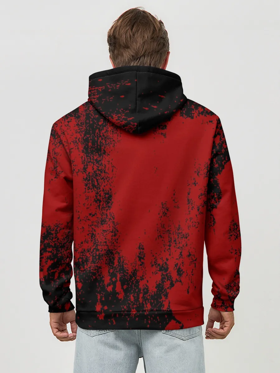 Худи мужской база хлопок / Red blood