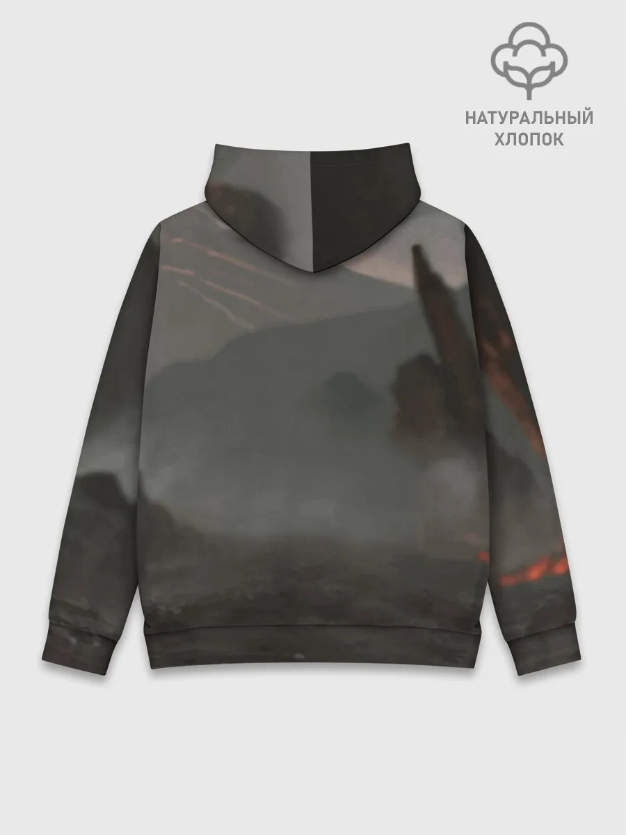 Худи мужской база хлопок / YOU DIED