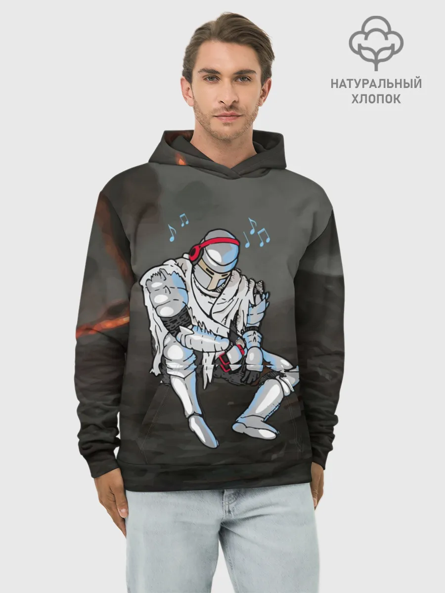 Худи мужской база хлопок / Dark Souls