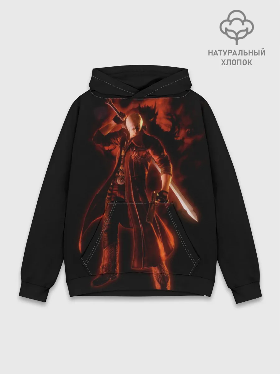Худи мужской база хлопок / Devil May Cry