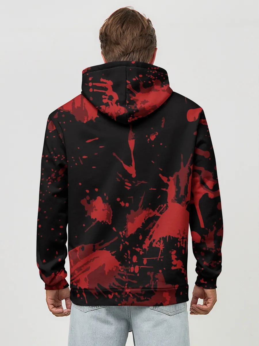 Худи мужской база хлопок / БУРГЕРМЕН FORTNITE