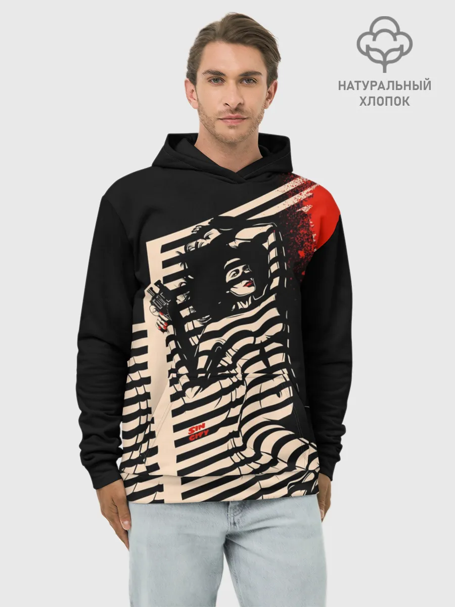 Худи мужской база хлопок / Sin City - Ava